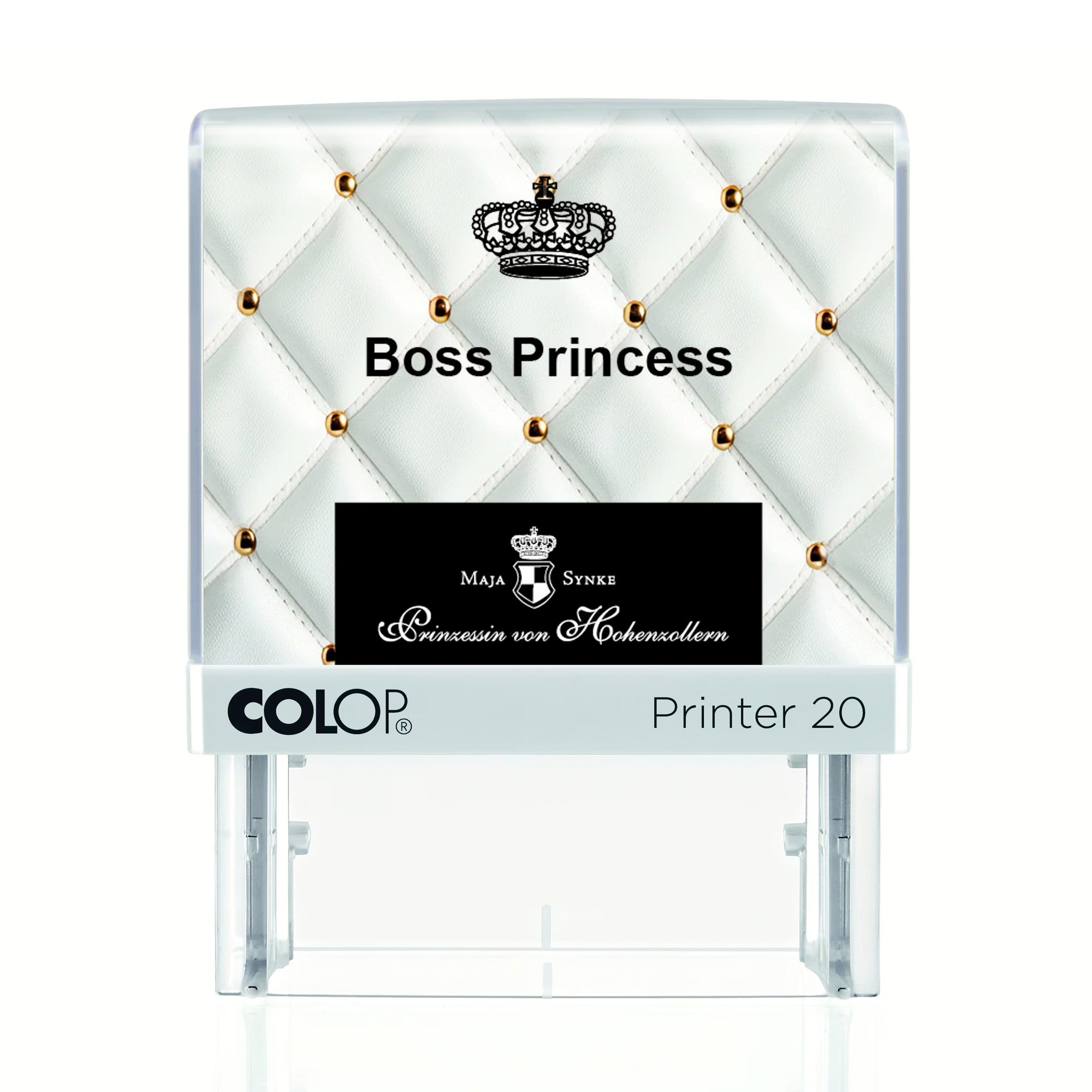 Colop Printer DIY Büro-Stempel Set Office Princess (47x18 mm - 4 Zeilen) - kinder-druckerei.de