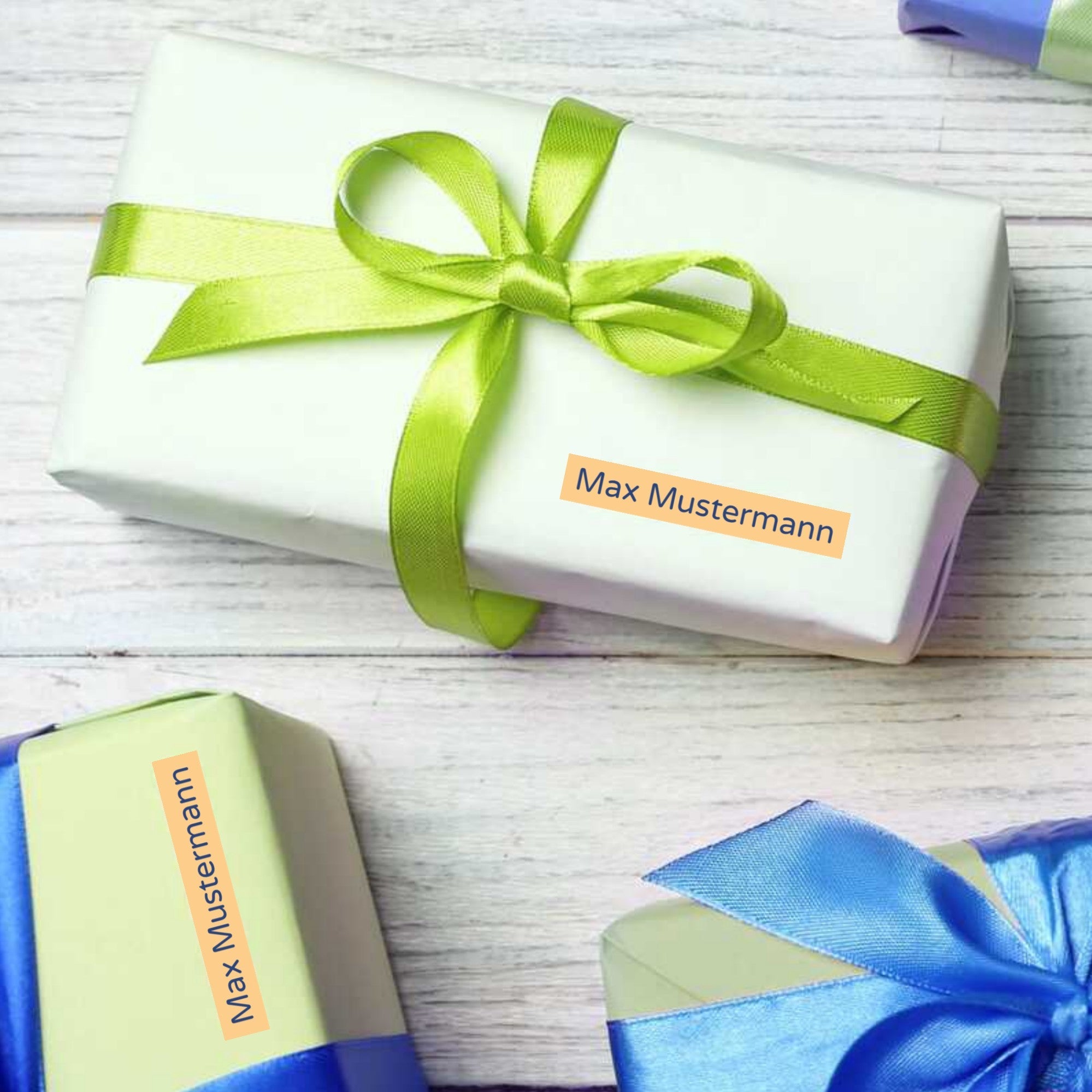 Namensetiketten / Namensaufkleber für Kinder & Senioren (49x8 mm 38 Stück) - kinder-druckerei.de