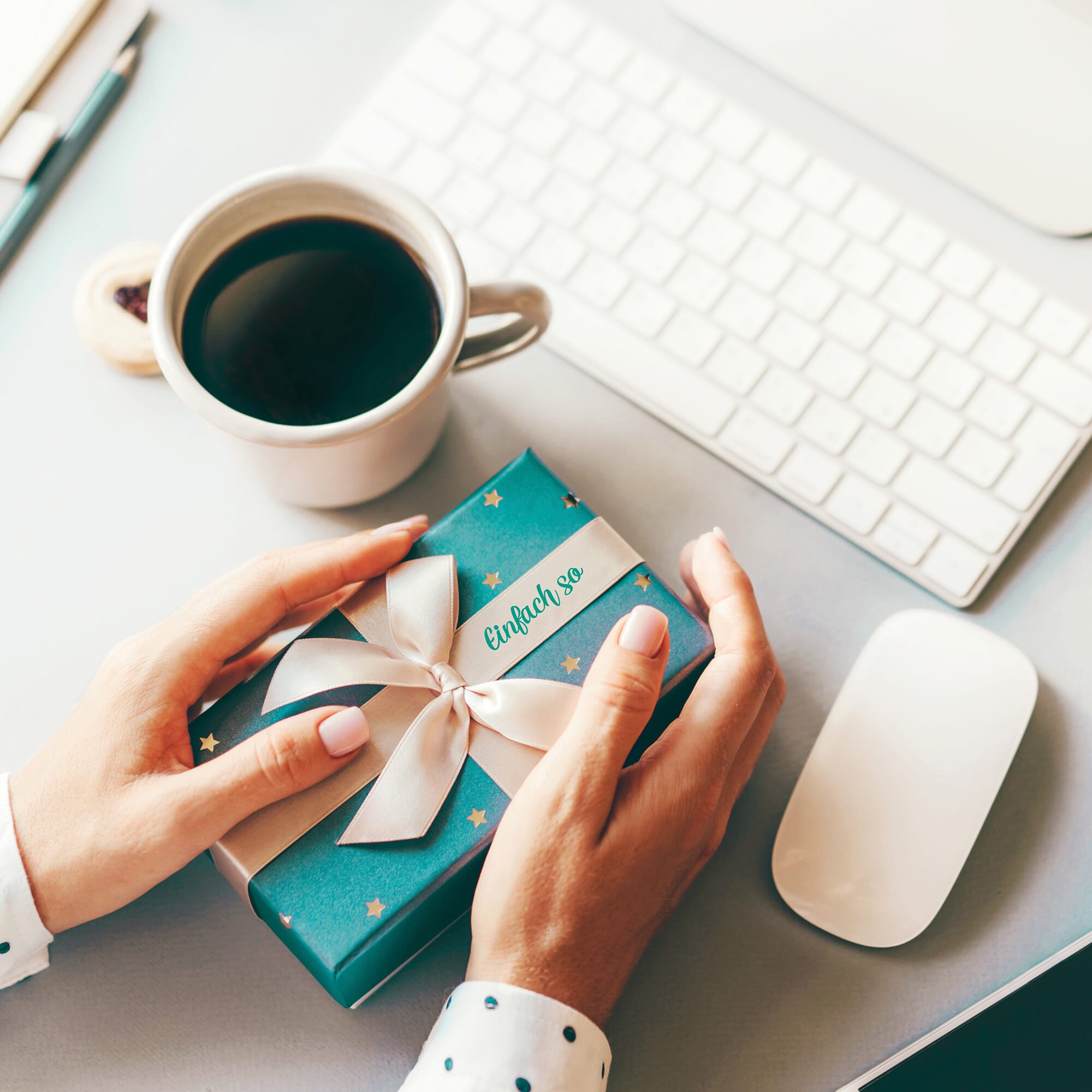 TRODAT Vintage Stempel "Glückwünsche"