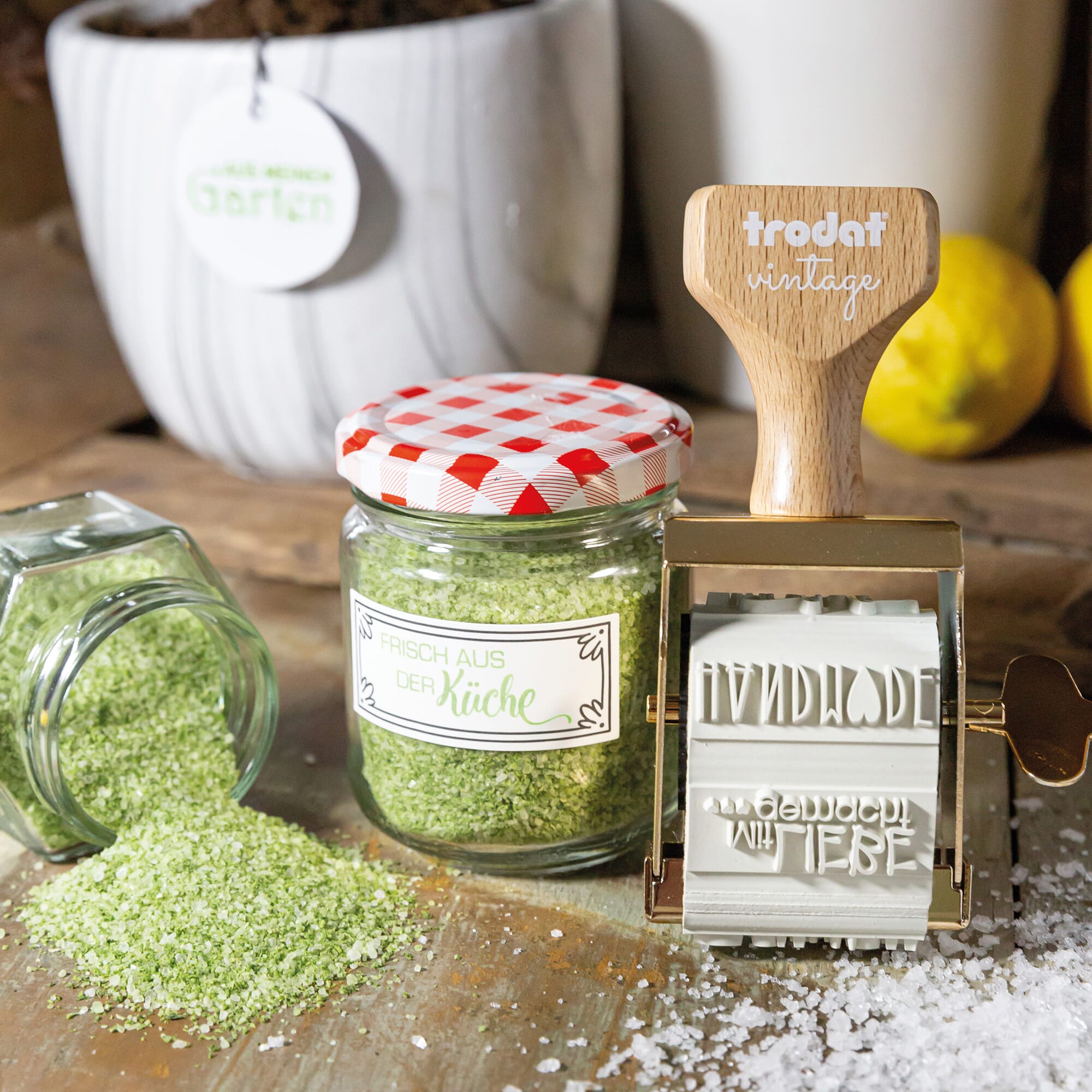 TRODAT Vintage Stempel "Selbstgemachtes"