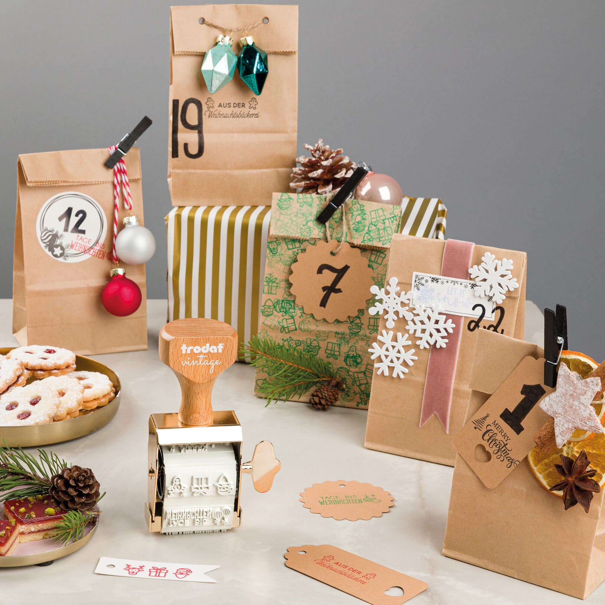 TRODAT Vintage Stempel Weihnachten "Winter Edition"