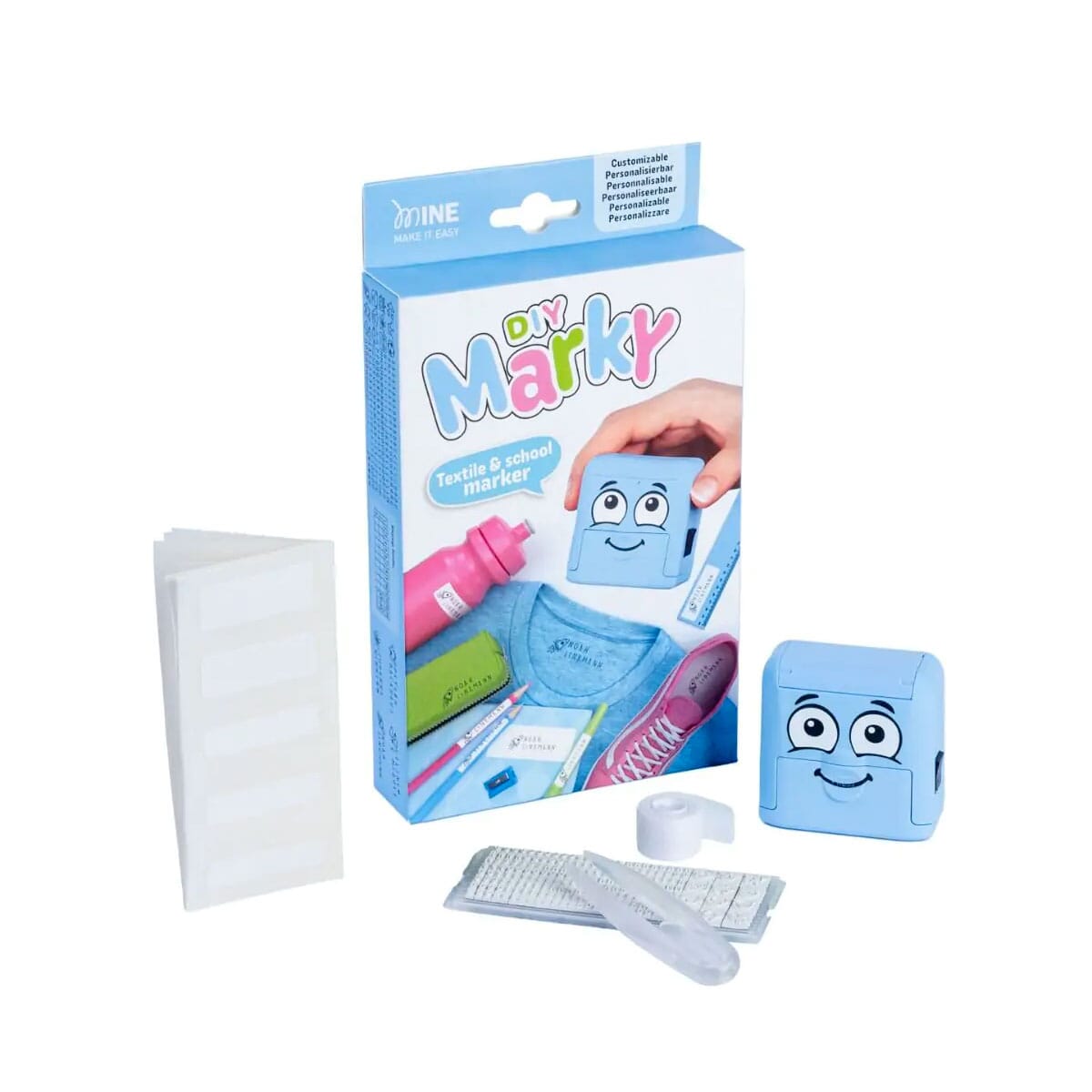 Colop Markierstempel-Set DIY Marky (3 Zeilen - 38 x 14 mm)