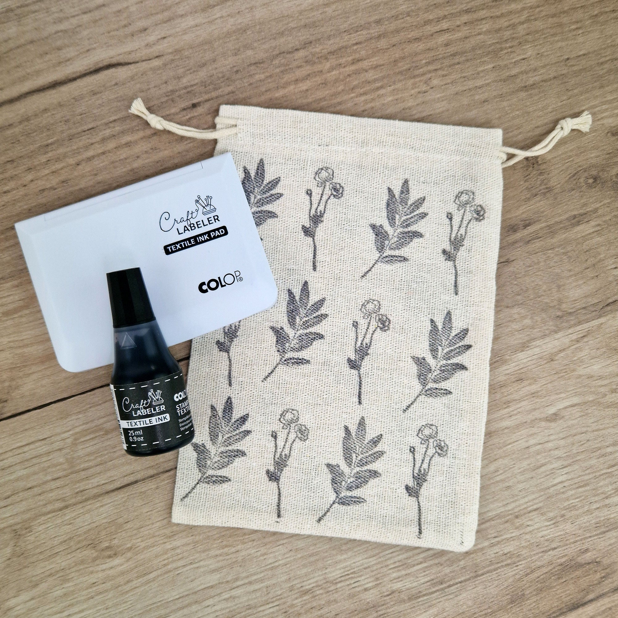 Colop Craft Labeler - Stempelkissen & Textilfarbe