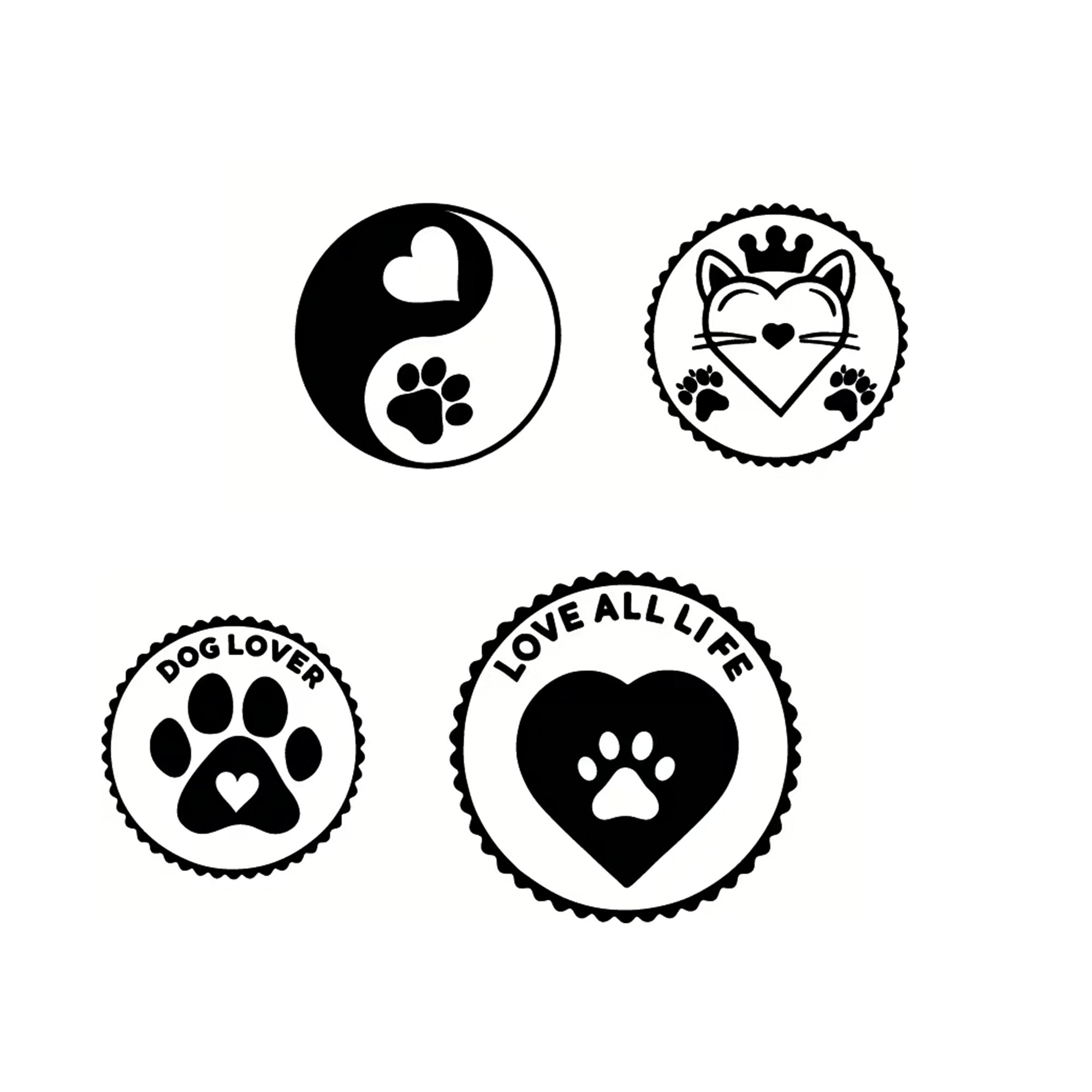 LaDot Tattoostempel-Set "Animal Lovers" - kinder-druckerei.de