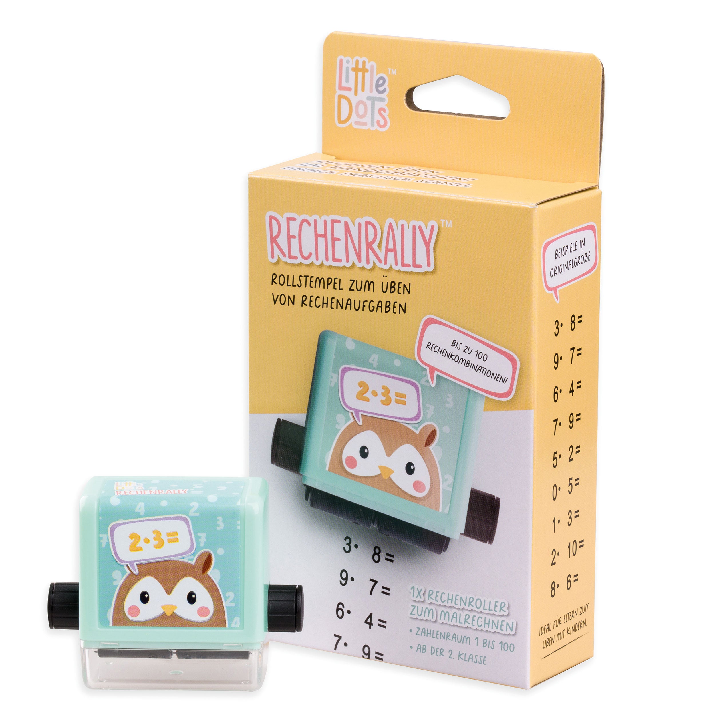 Trodat Little Dots Rechenrally™ Rollstempel Multiplizieren Rechnen