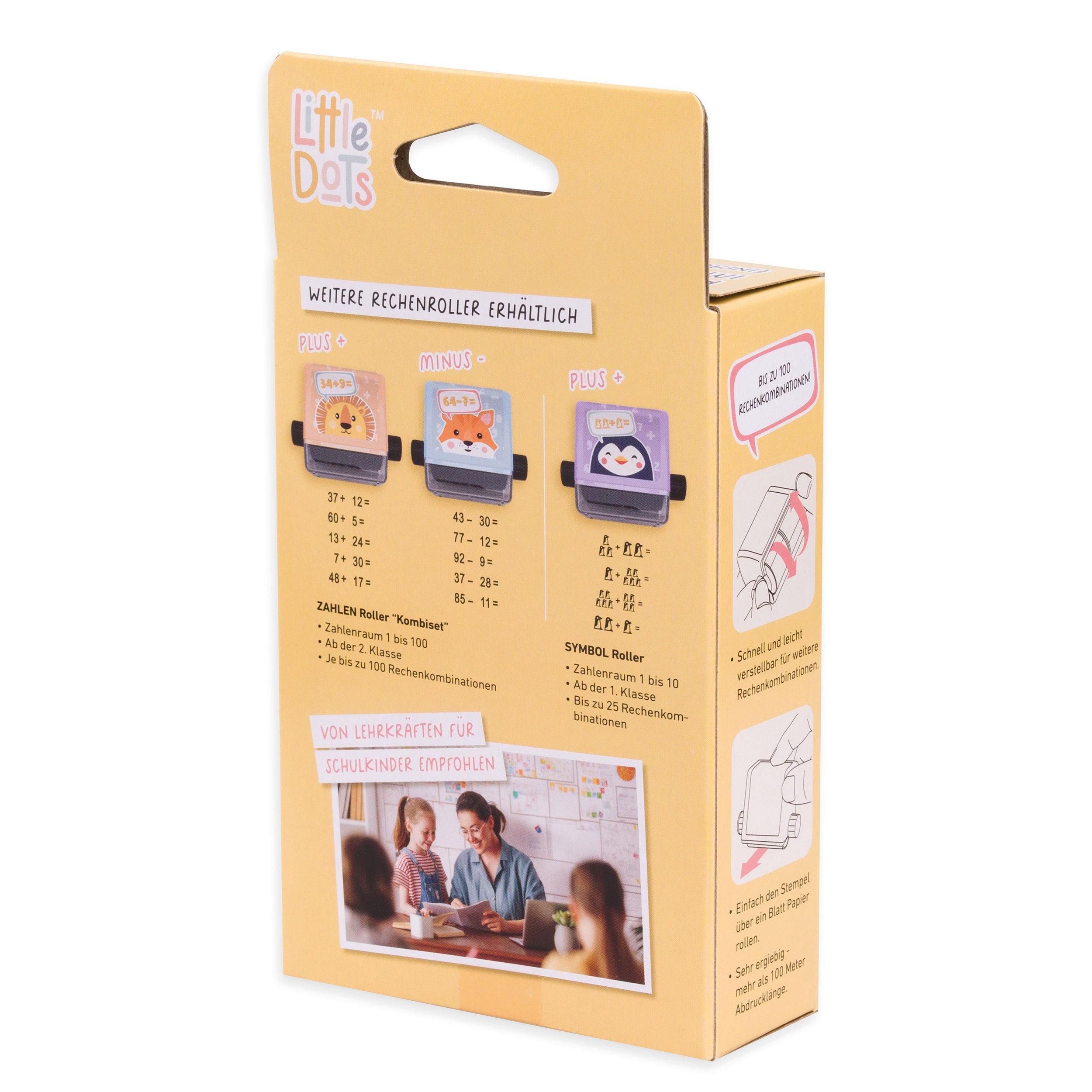 Trodat Little Dots Rechenrally™ Rollstempel Multiplizieren Rechnen
