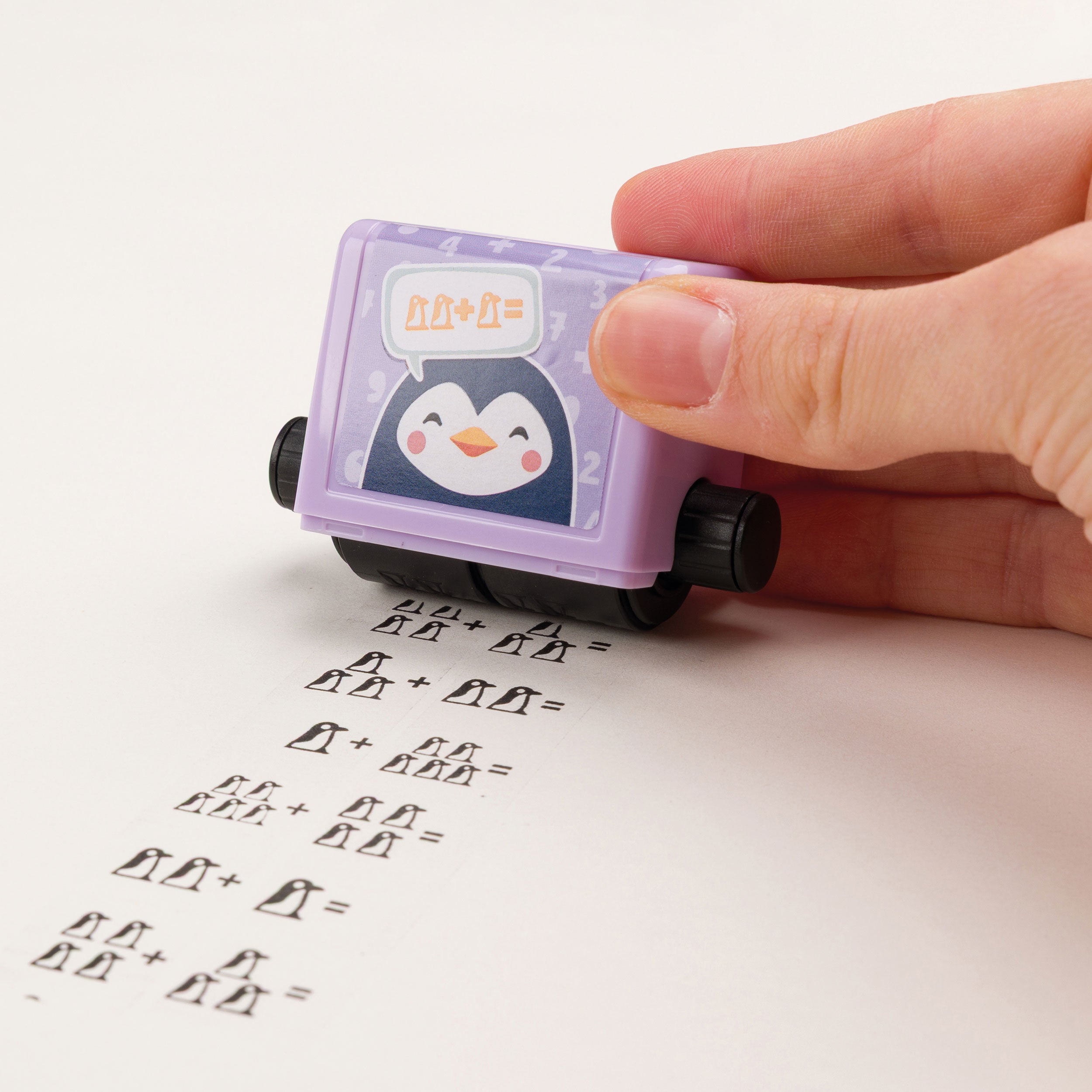 Trodat Little Dots Rechenrally™ Rollstempel Plus Rechnen mit Symbolen