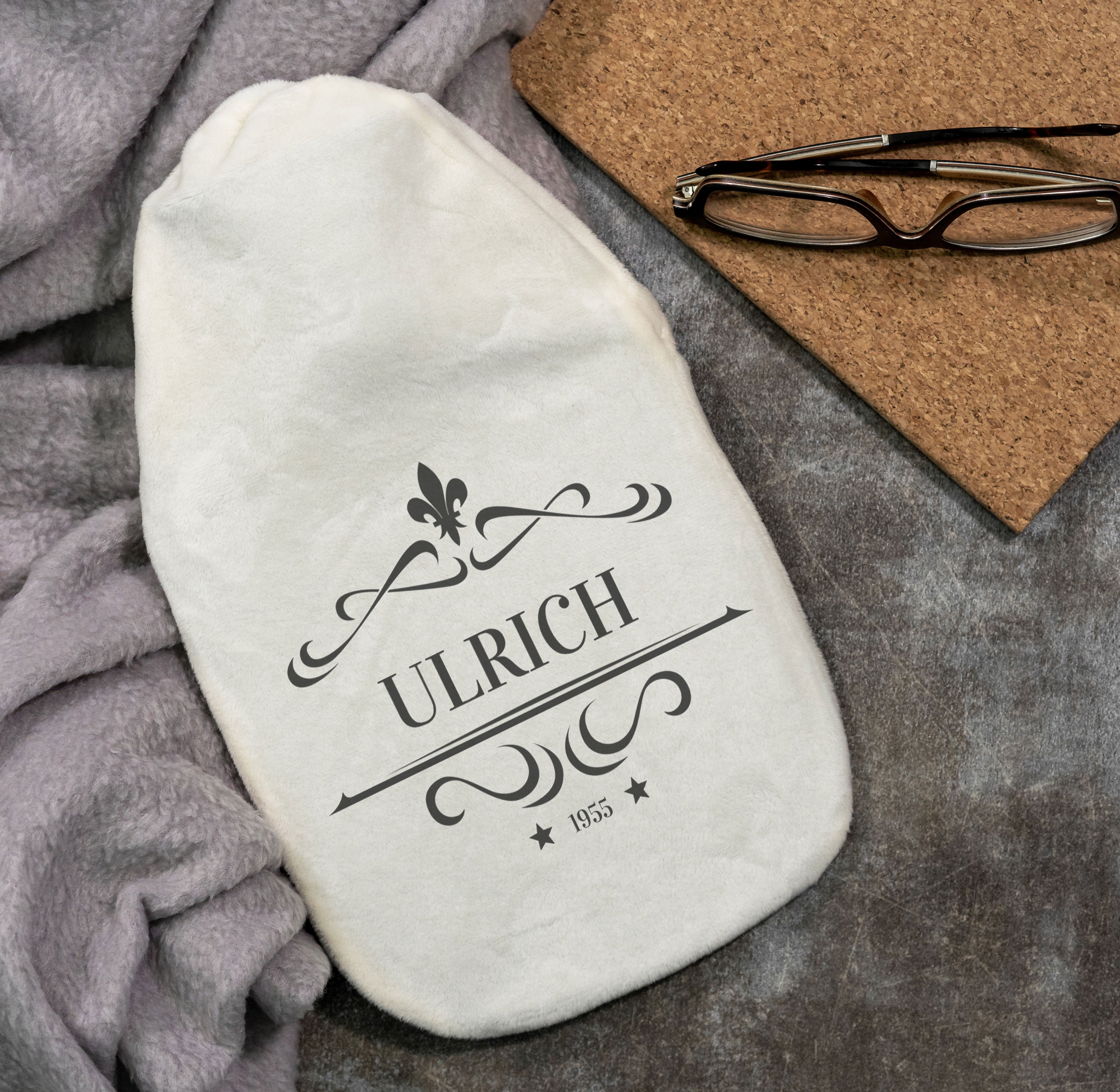 Personalisierte Wärmflasche mit Kindermotiv & Namen - kinder-druckerei.de