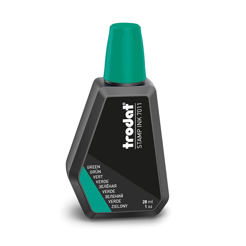 Trodat Stempelfarbe 7011 (28 ml) Dokumentenecht DIN ISO 11798 - kinder-druckerei.de