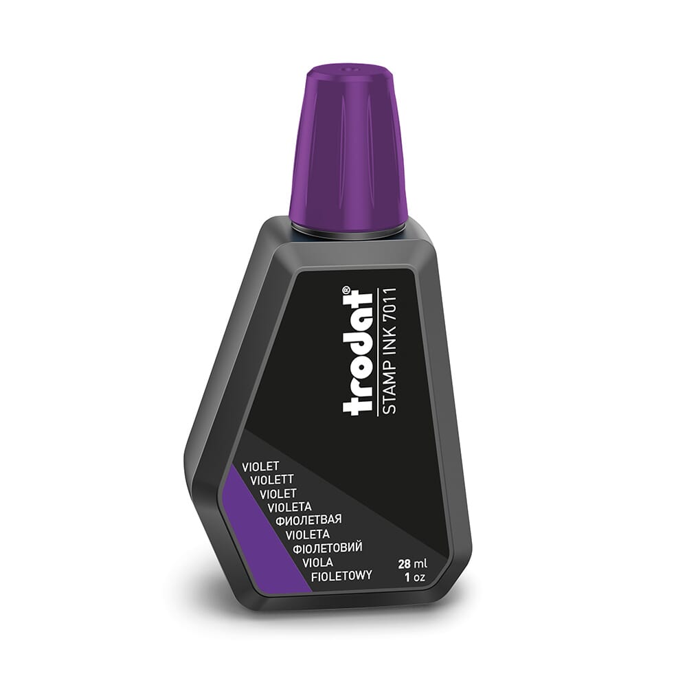 Trodat Stempelfarbe 7011 (28 ml) Dokumentenecht DIN ISO 11798 - kinder-druckerei.de