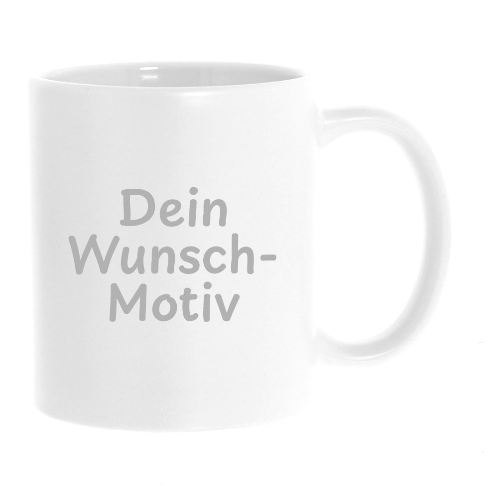 Keramiktasse mit Kindermotiv & individueller Druck