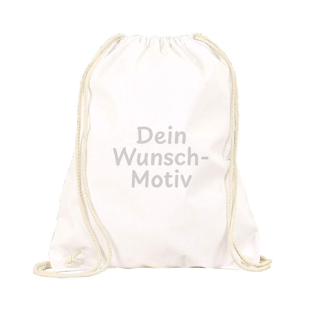 Turnbeutel-Rucksack mit individuellem Druck