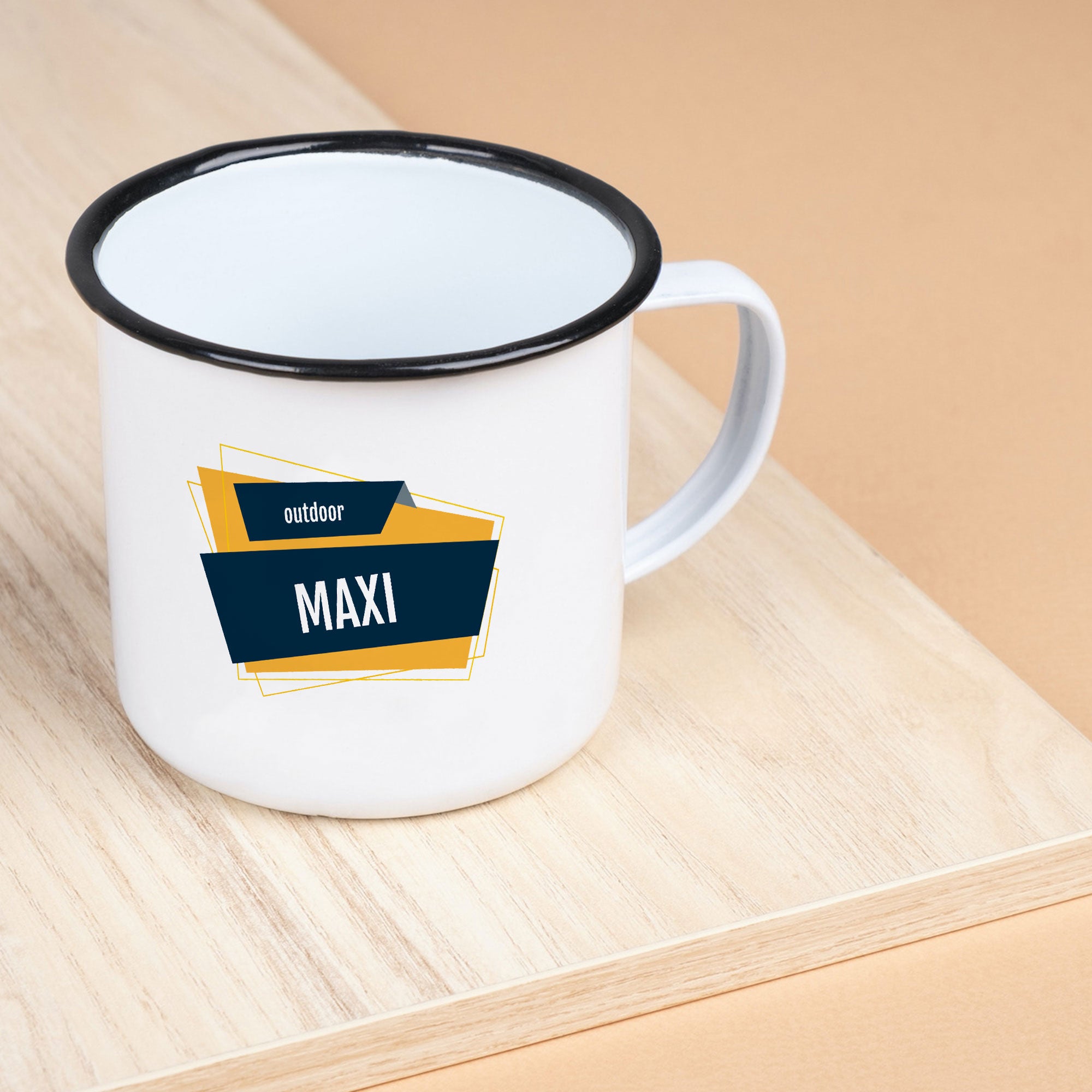 Emaille-Tasse mit Personalisierung