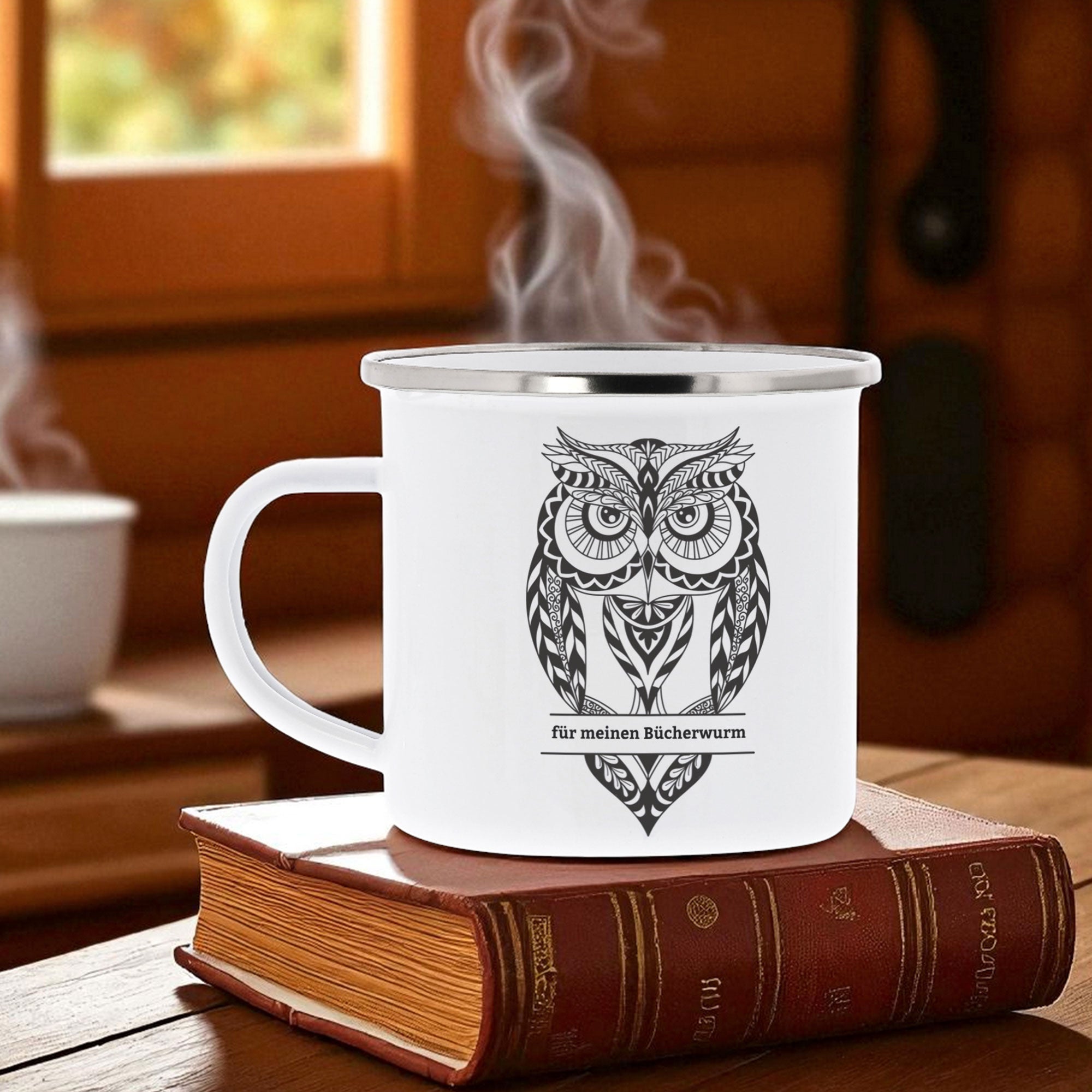 Emaille-Tasse mit Personalisierung
