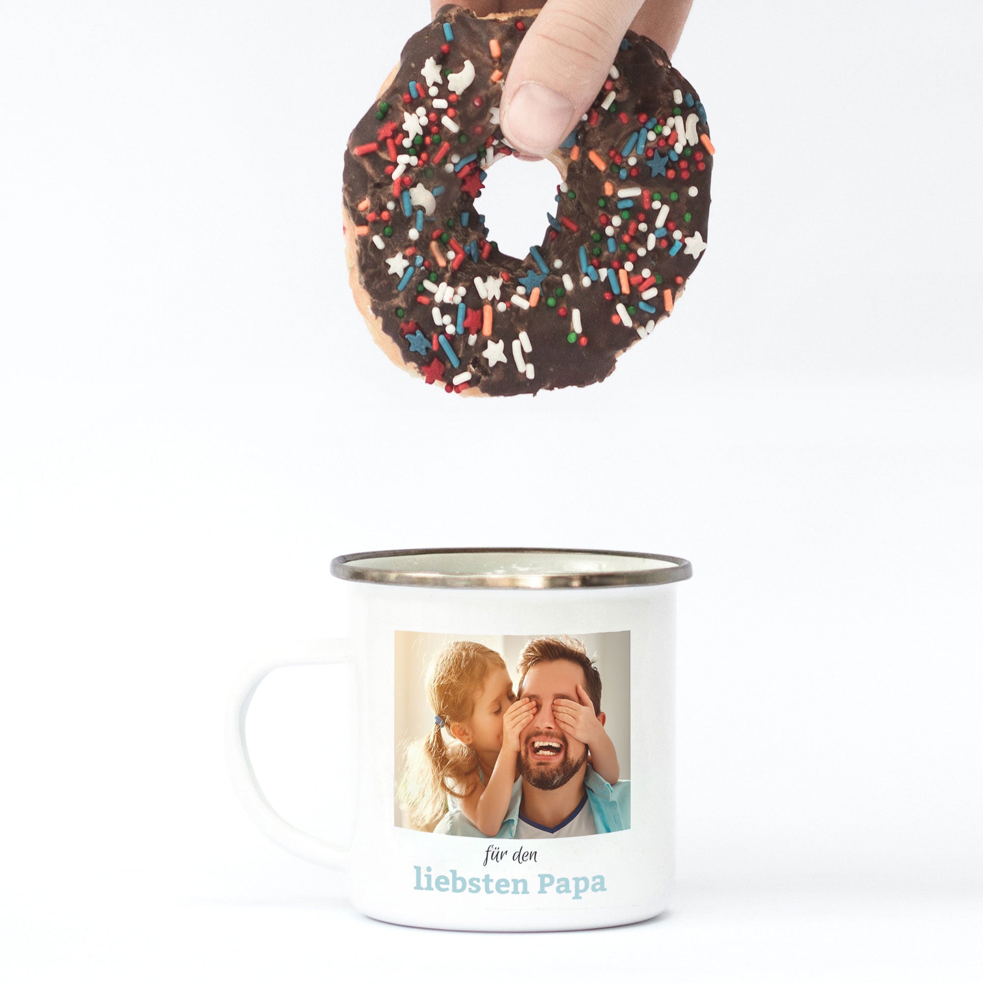 Emaille-Tasse mit Personalisierung