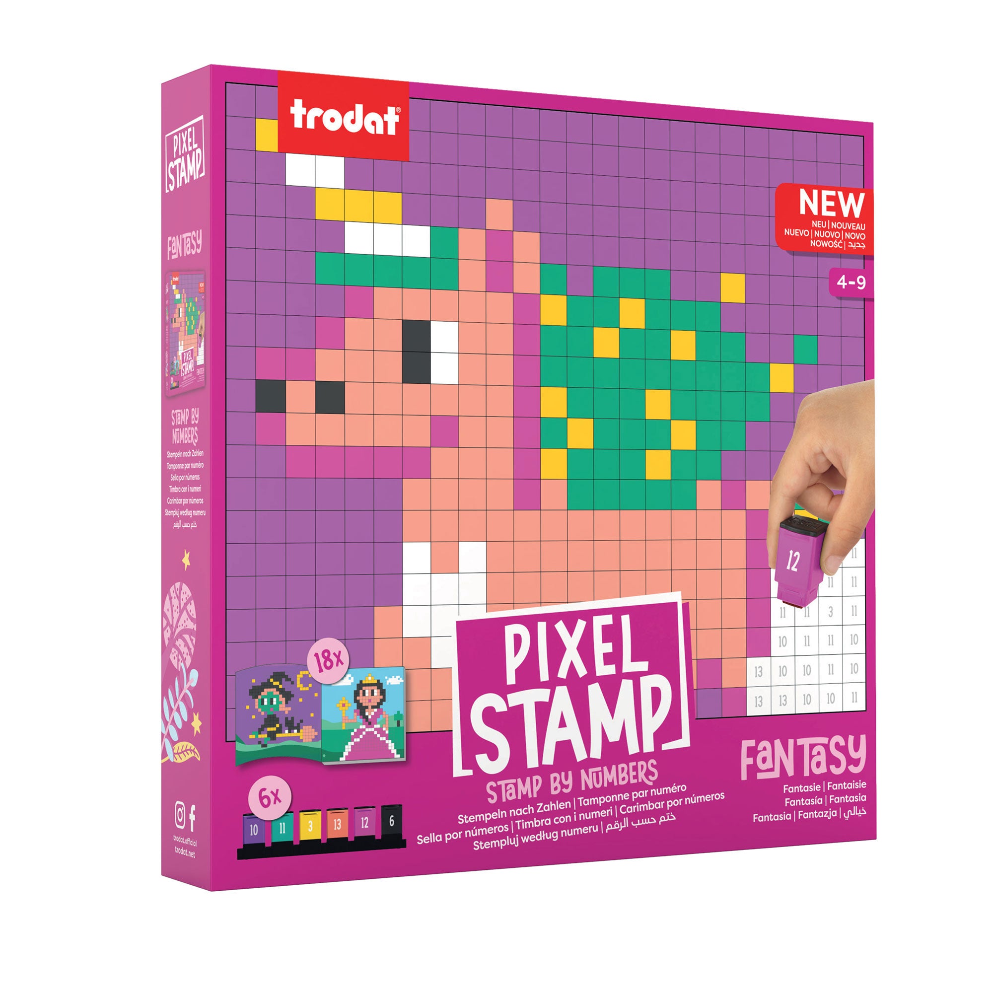 Trodat Pixel Stamps Set – Fantasie