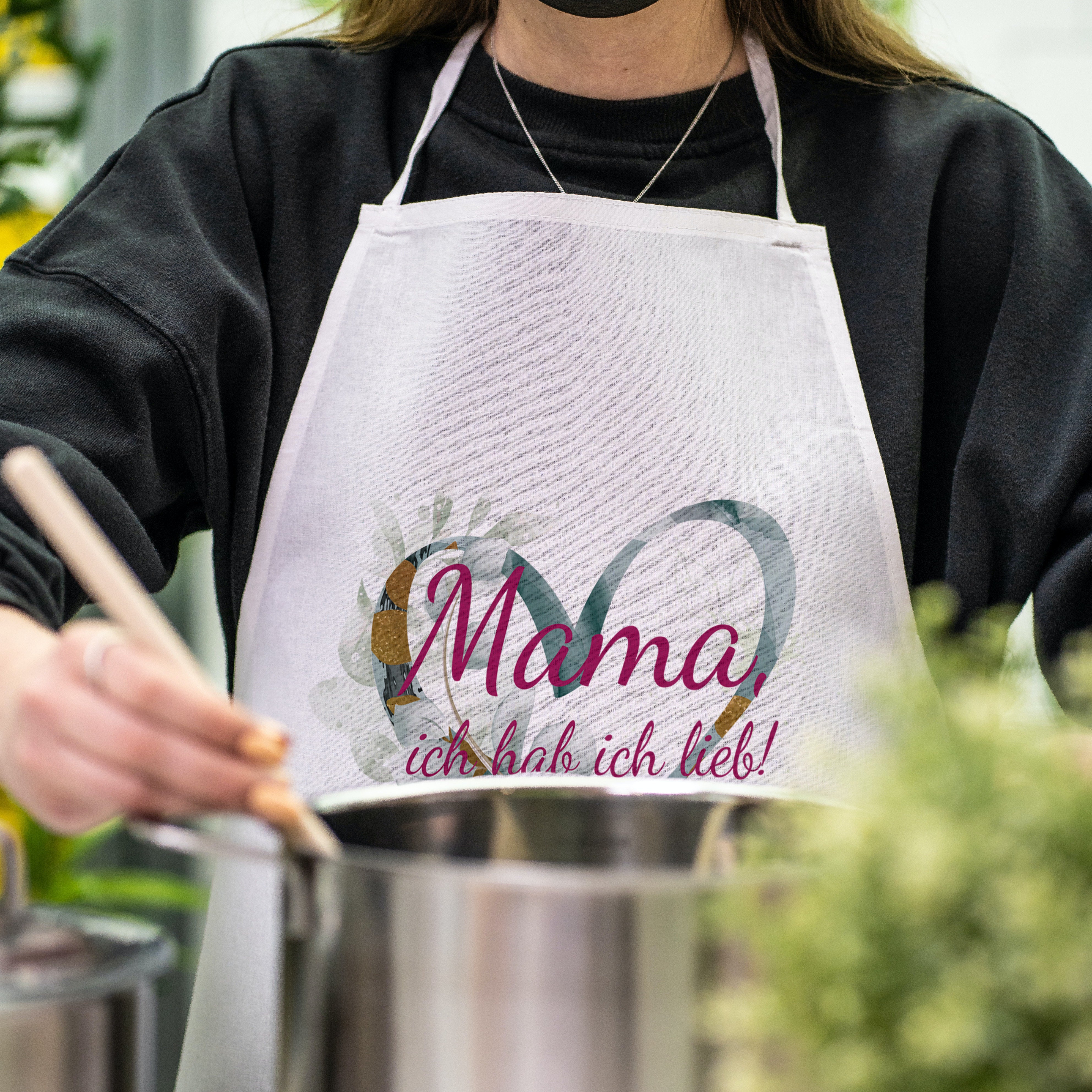 Schürze mit individuellem Druck