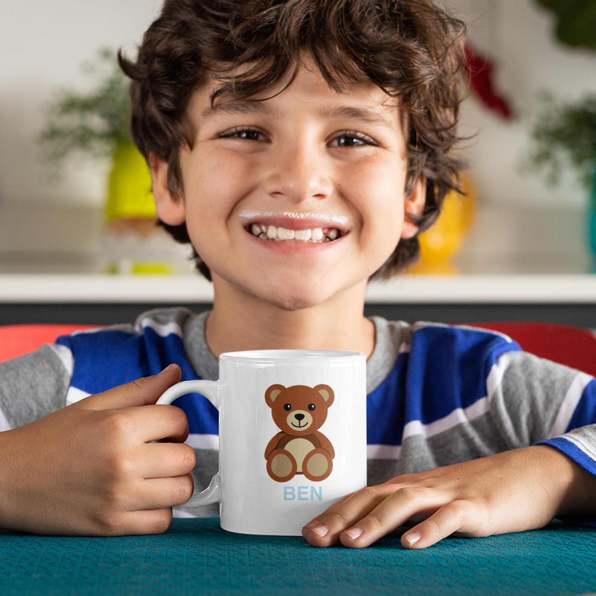 Keramiktasse mit Kindermotiv & individueller Druck
