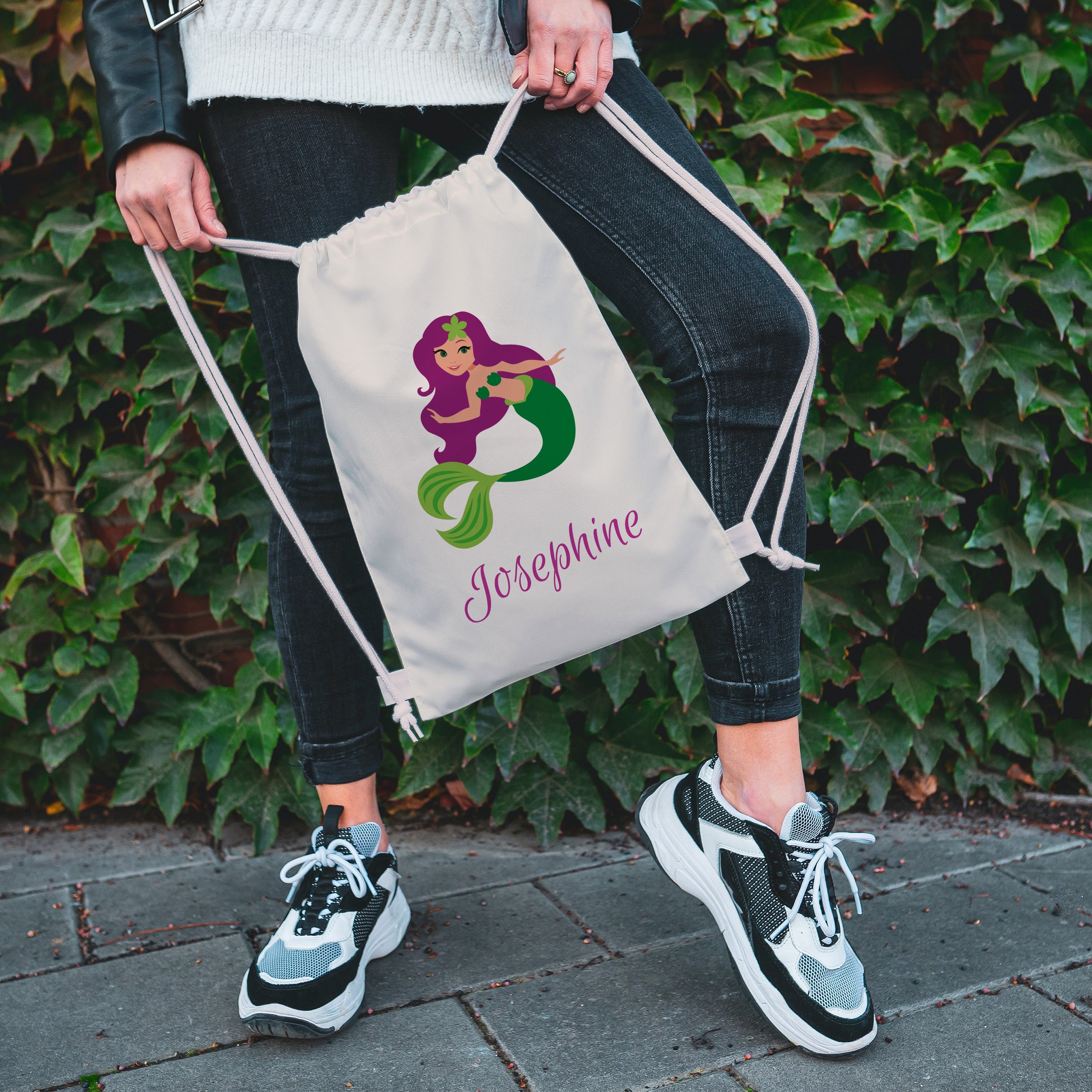 Turnbeutel-Rucksack mit individuellem Druck