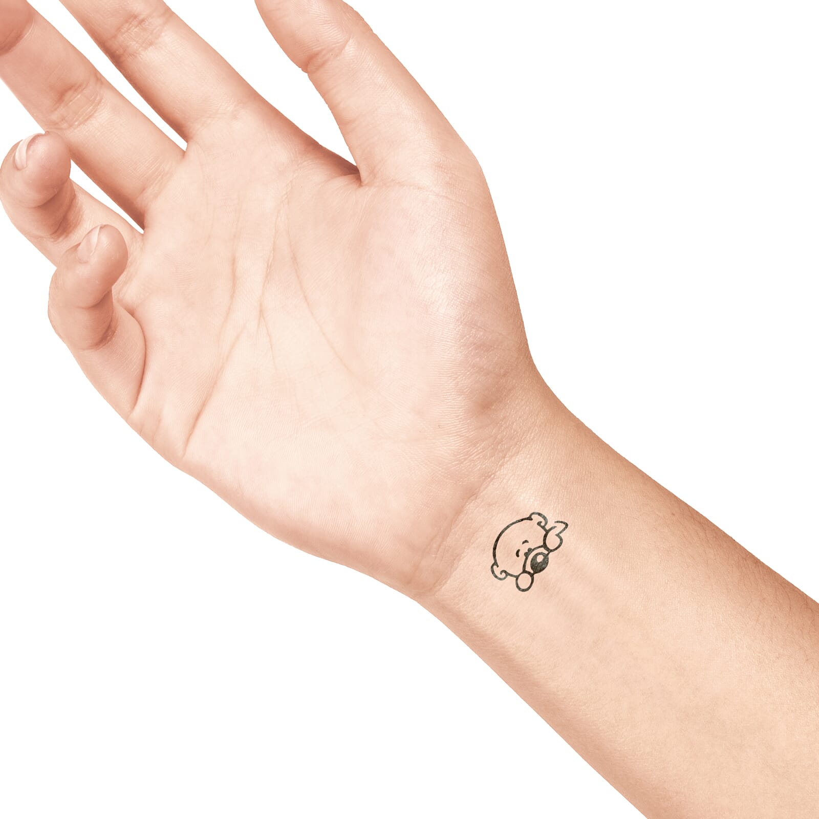 LaDot Stein - "Bär" (1,5 x 1,5 cm) - Temporärer Tattoo Stempel