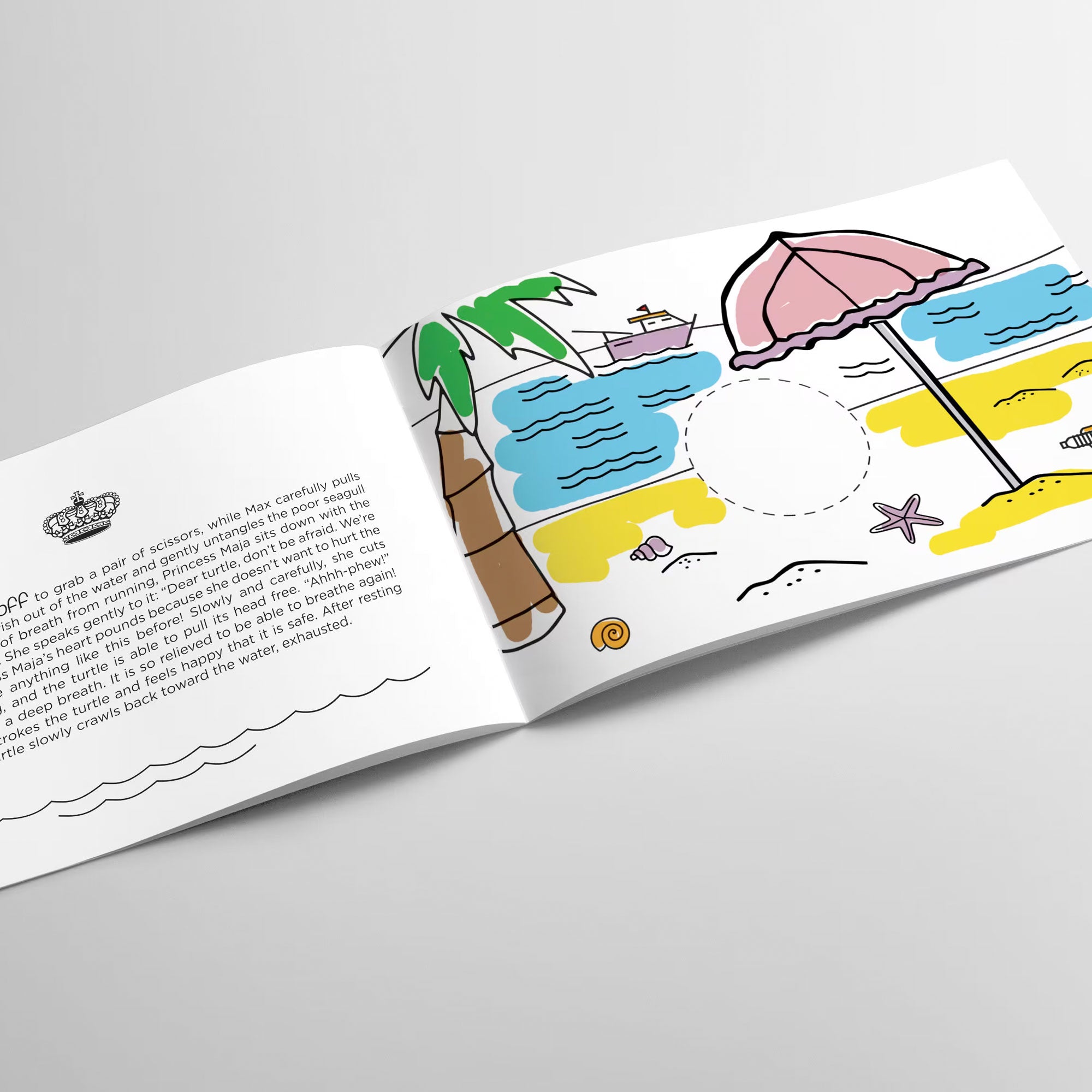 Colop Stempel Set - Stamp Stories (6 Korkstempel + Stempelkissen + Stempelheft)