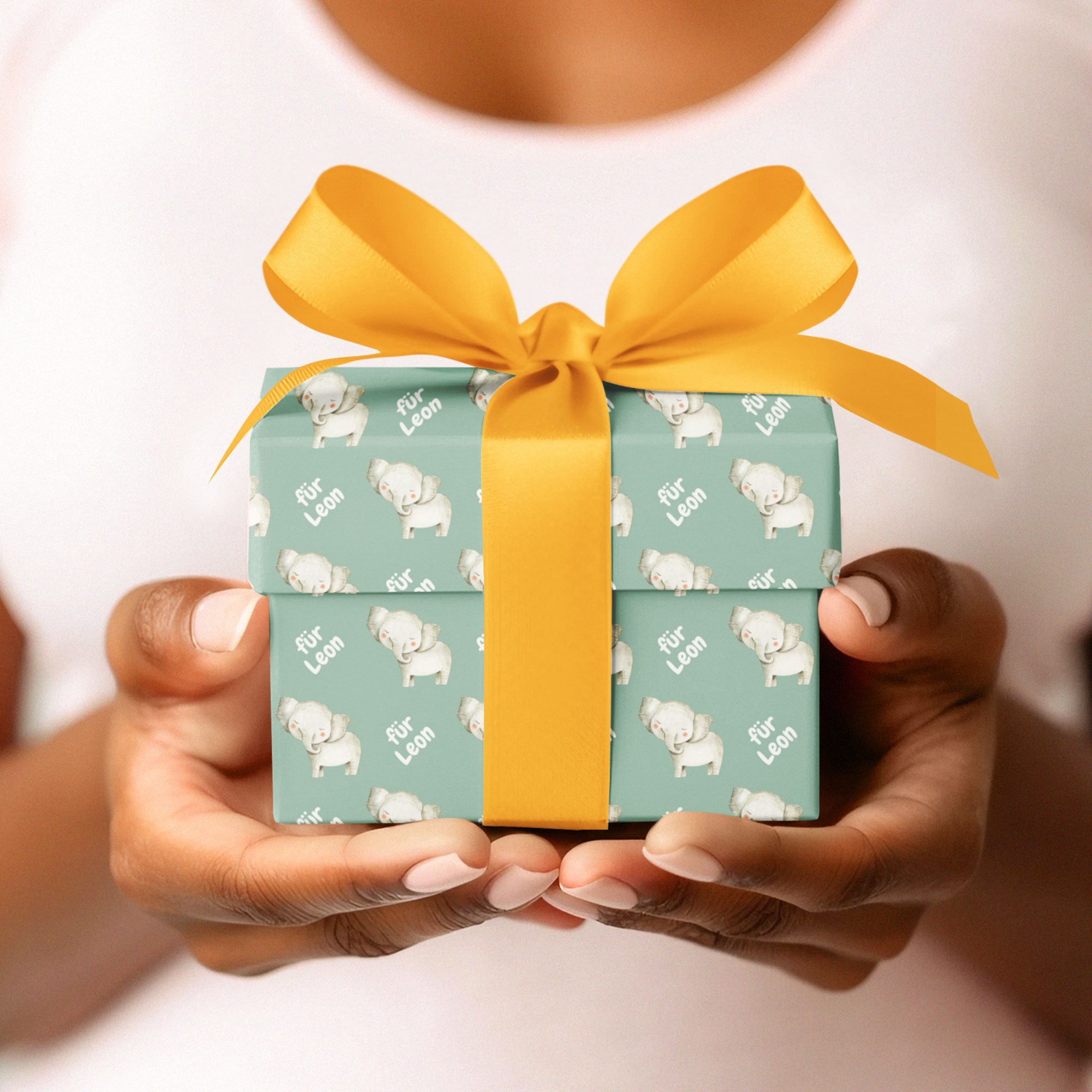 Geschenkpapier für Kinder mit individuellem Druck