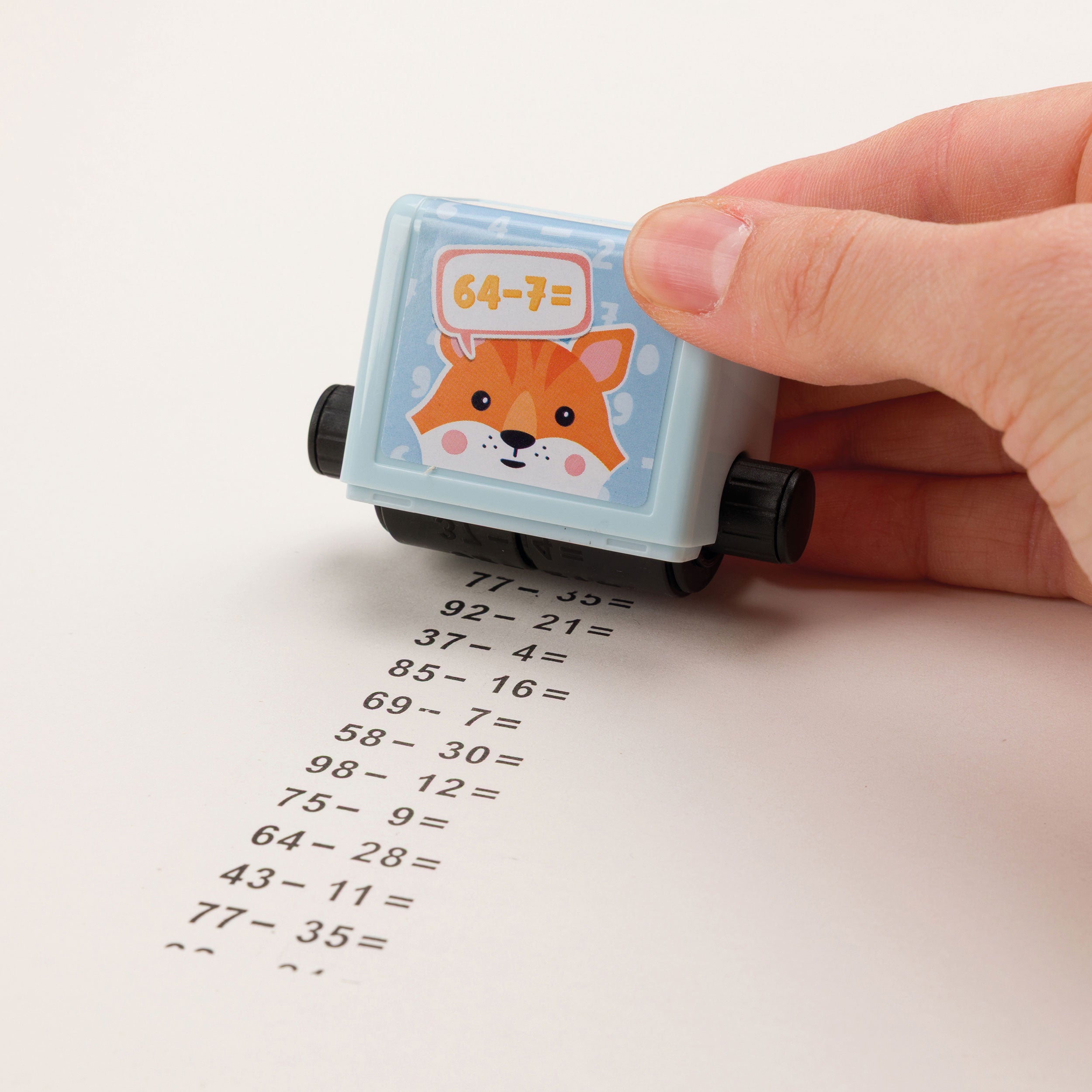 Trodat Little Dots Rechenrally™ Rollstempel Kombiset zum Plus- & Minusrechnen (2 Stück)