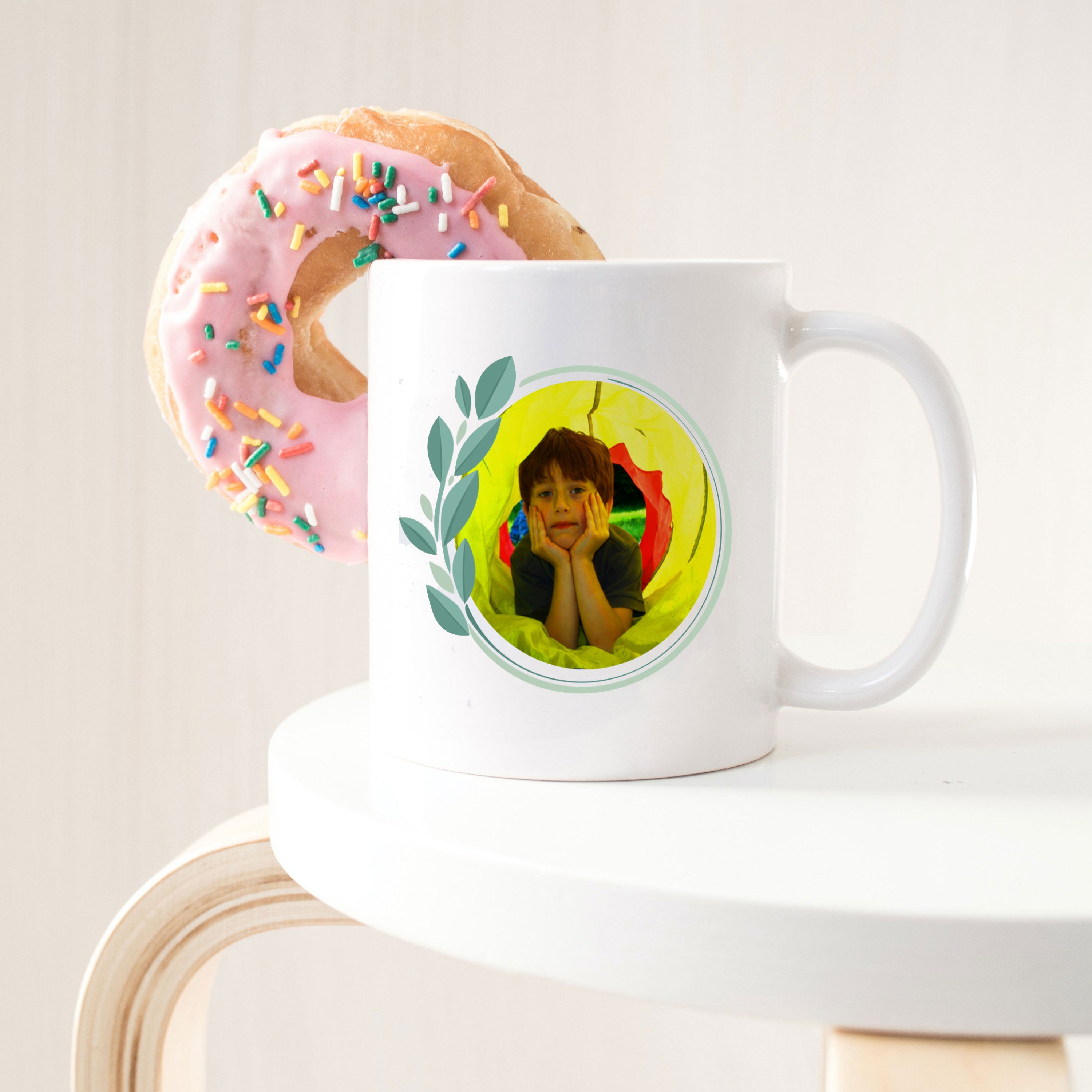 Keramiktasse mit Kindermotiv & individueller Druck