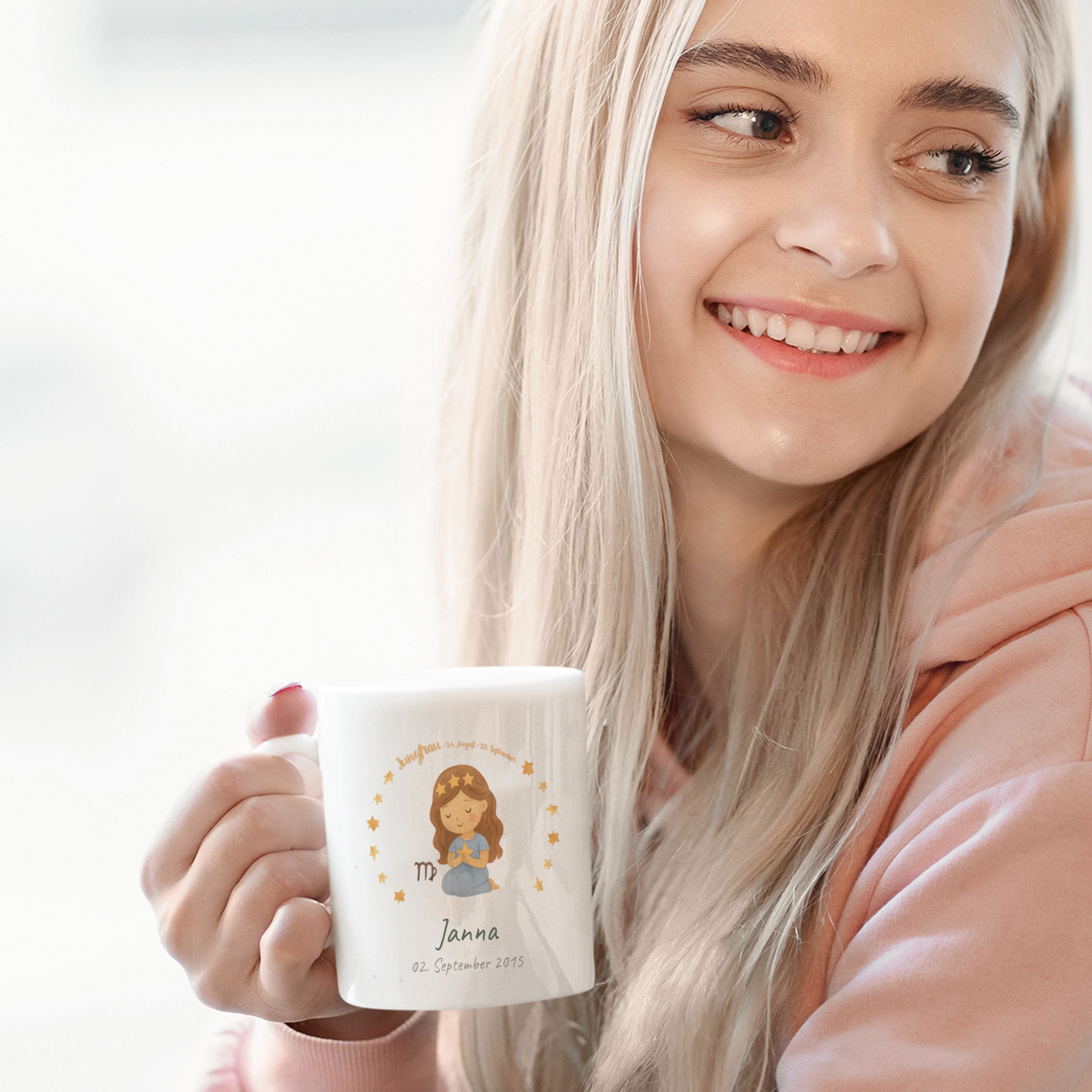 Keramiktasse mit Kindermotiv & individueller Druck