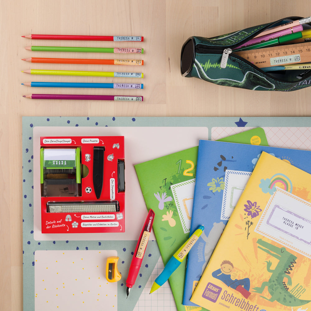 Trodat Deine Dinge School Edition DIY (zum Selbersetzen/ Typo, 37x14 mm)
