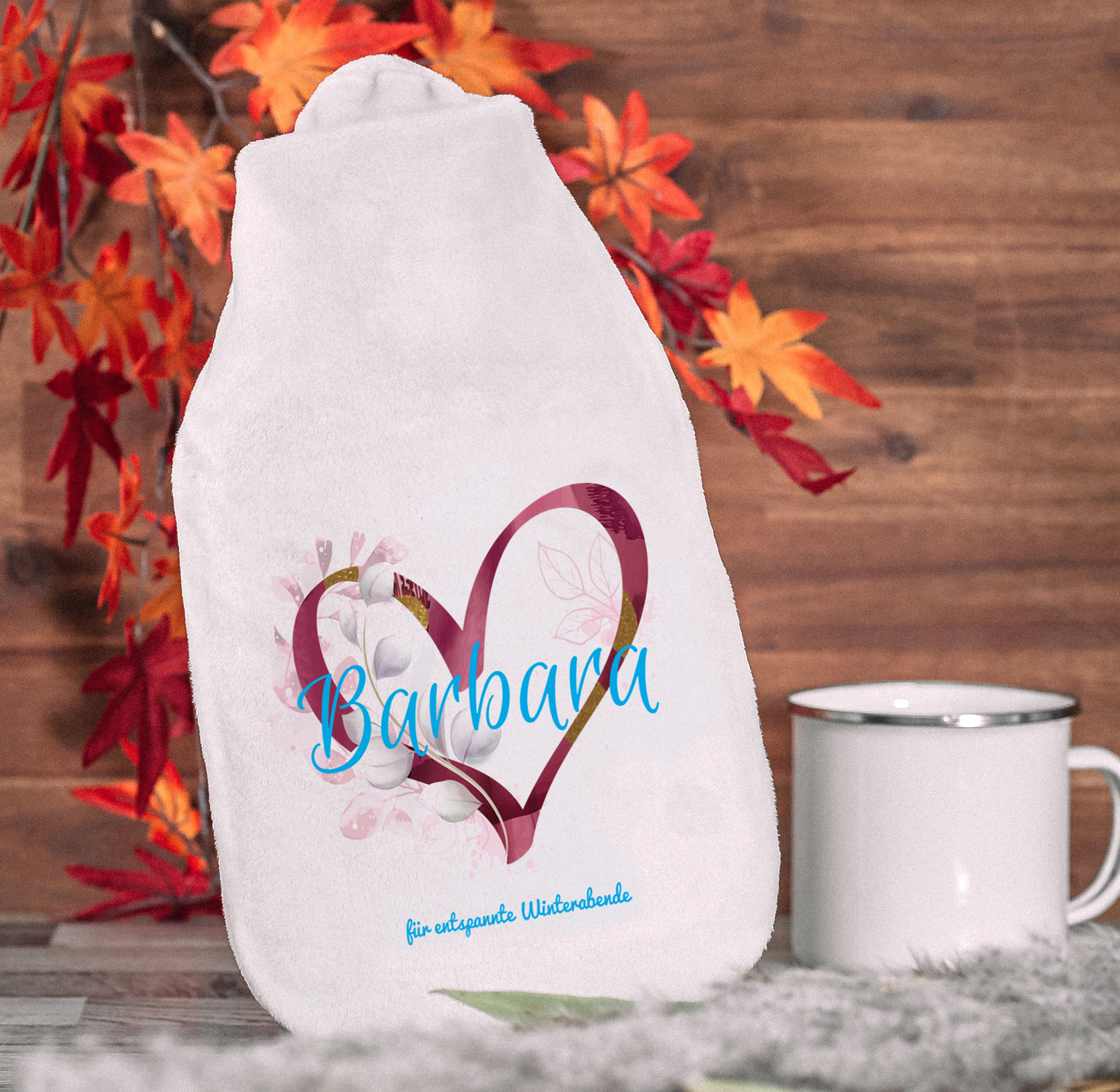 Personalisierte Wärmflasche mit Kindermotiv & Namen