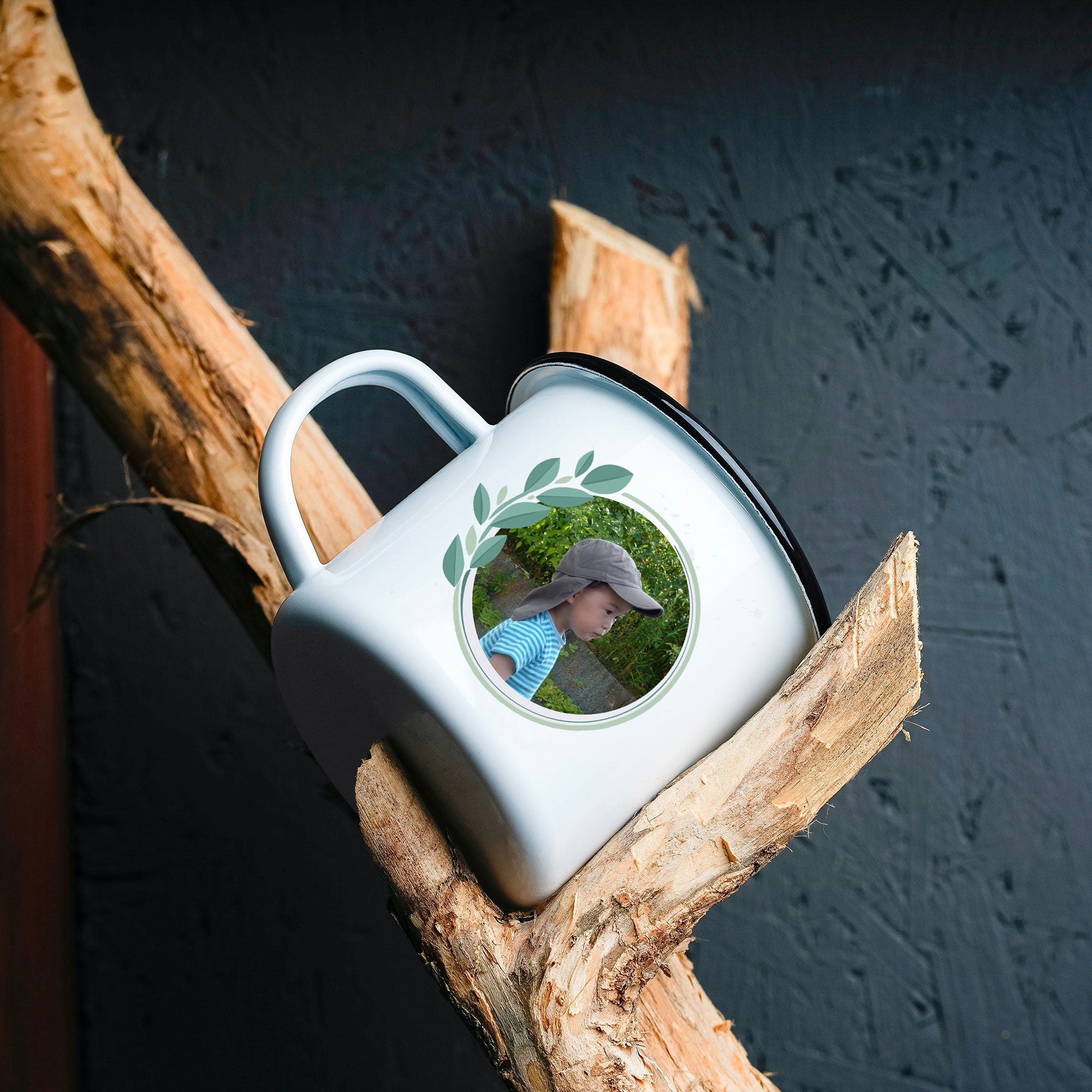 Emaille-Tasse mit Personalisierung